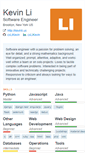 Mobile Screenshot of kevinli.us